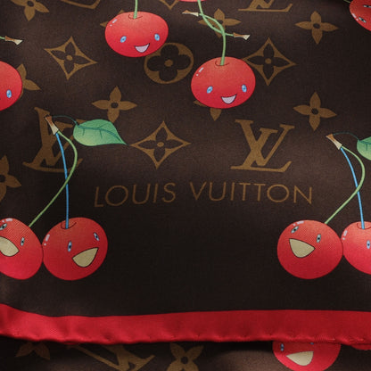 Louis Vuitton Monogram Cerises Scarf 5 of 8