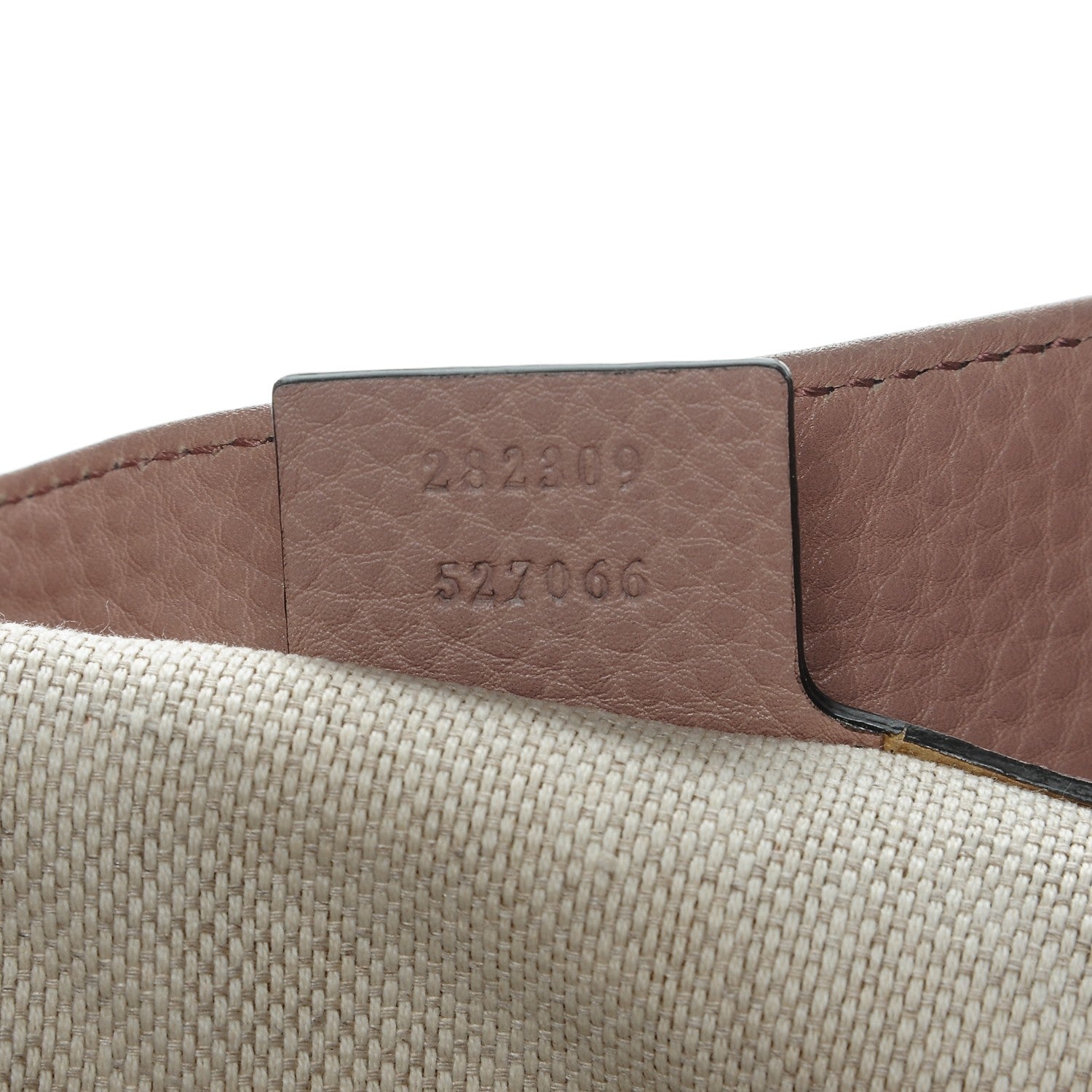Gucci Pebbled Calfskin Medium Soho Shoulder Bag Camelia 8 of 8