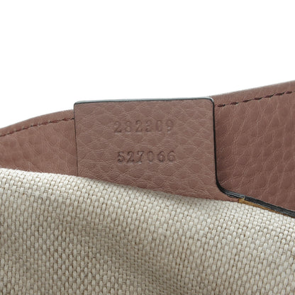 Gucci Pebbled Calfskin Medium Soho Shoulder Bag Camelia 8 of 8