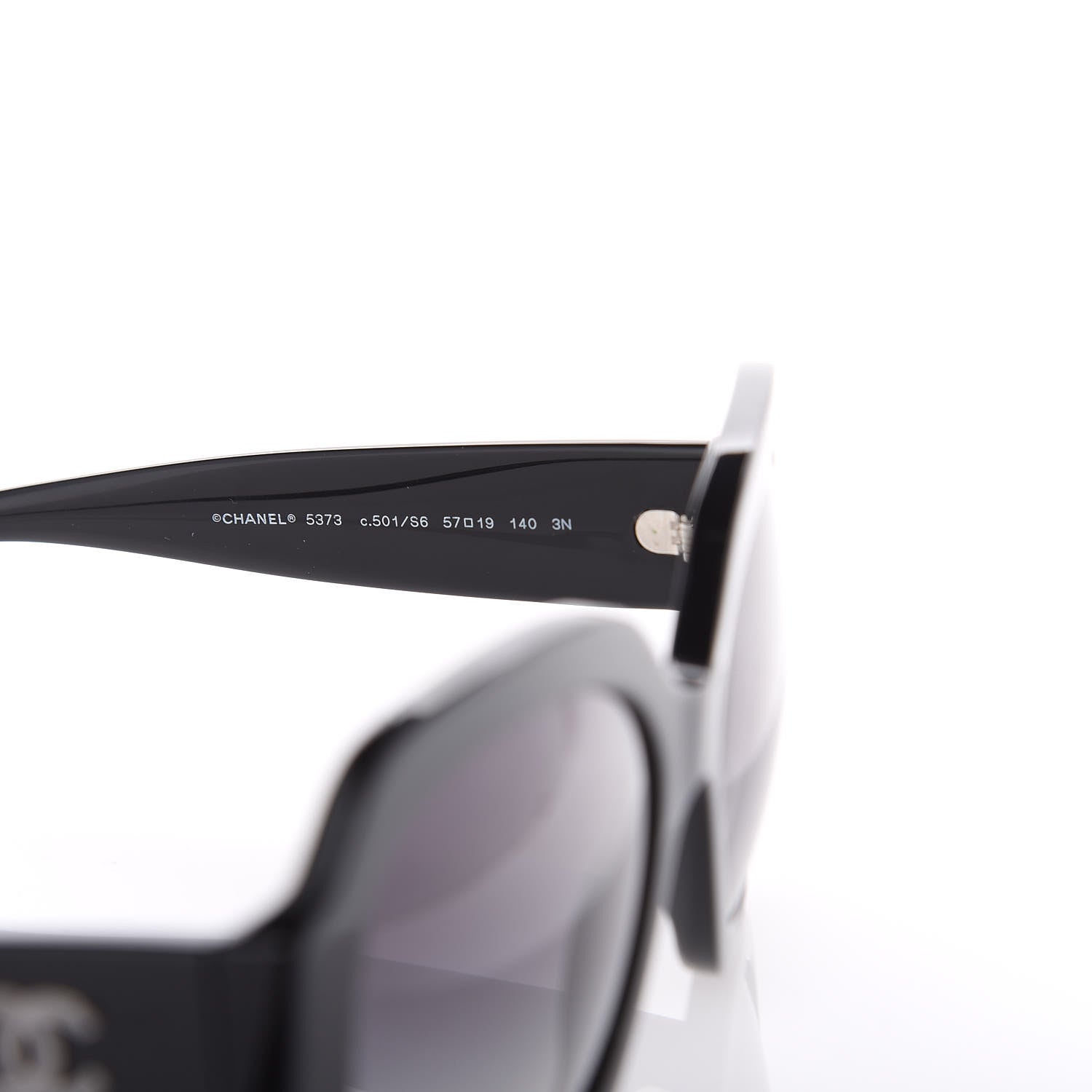 Chanel CC Sunglasses 5373 Black 6 of 8