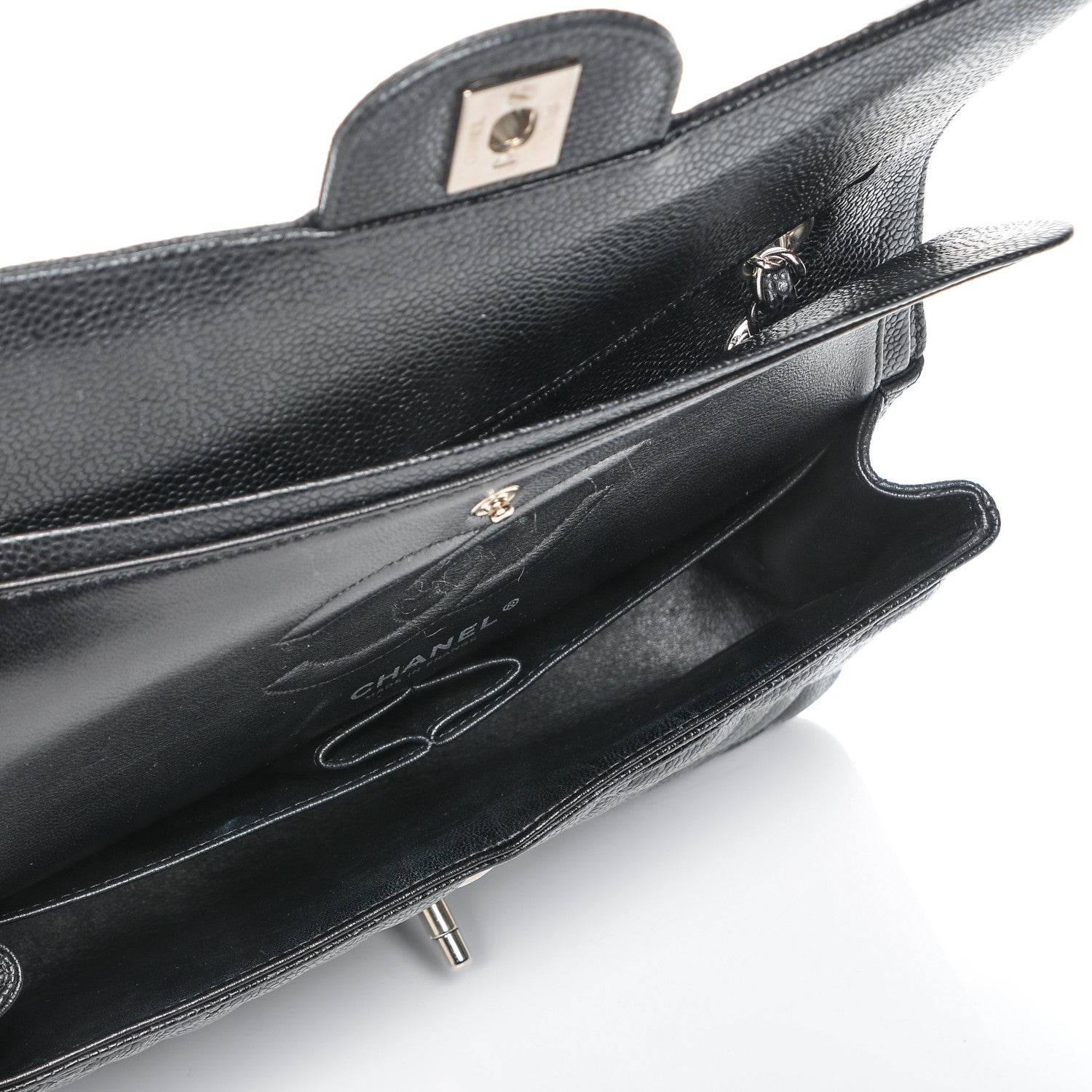 Chanel Caviar Quilted Medium Double Flap Black 5 of 7