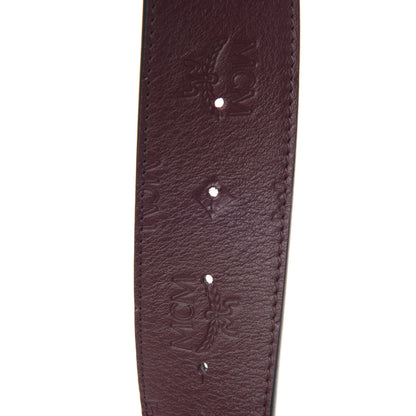 MCM Visetos Reversible M-Buckle Belt Bag Rustic Brown 6 of 6