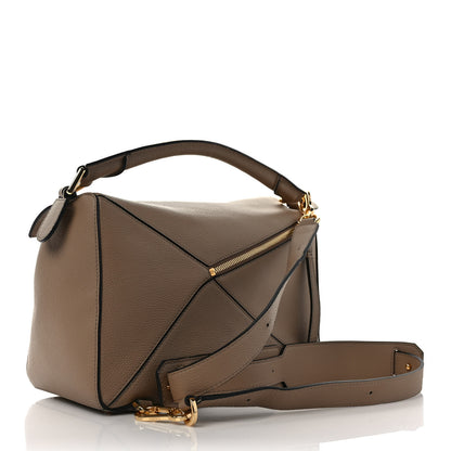 Loewe Calfskin Medium Puzzle Bag Sand 3 of 8