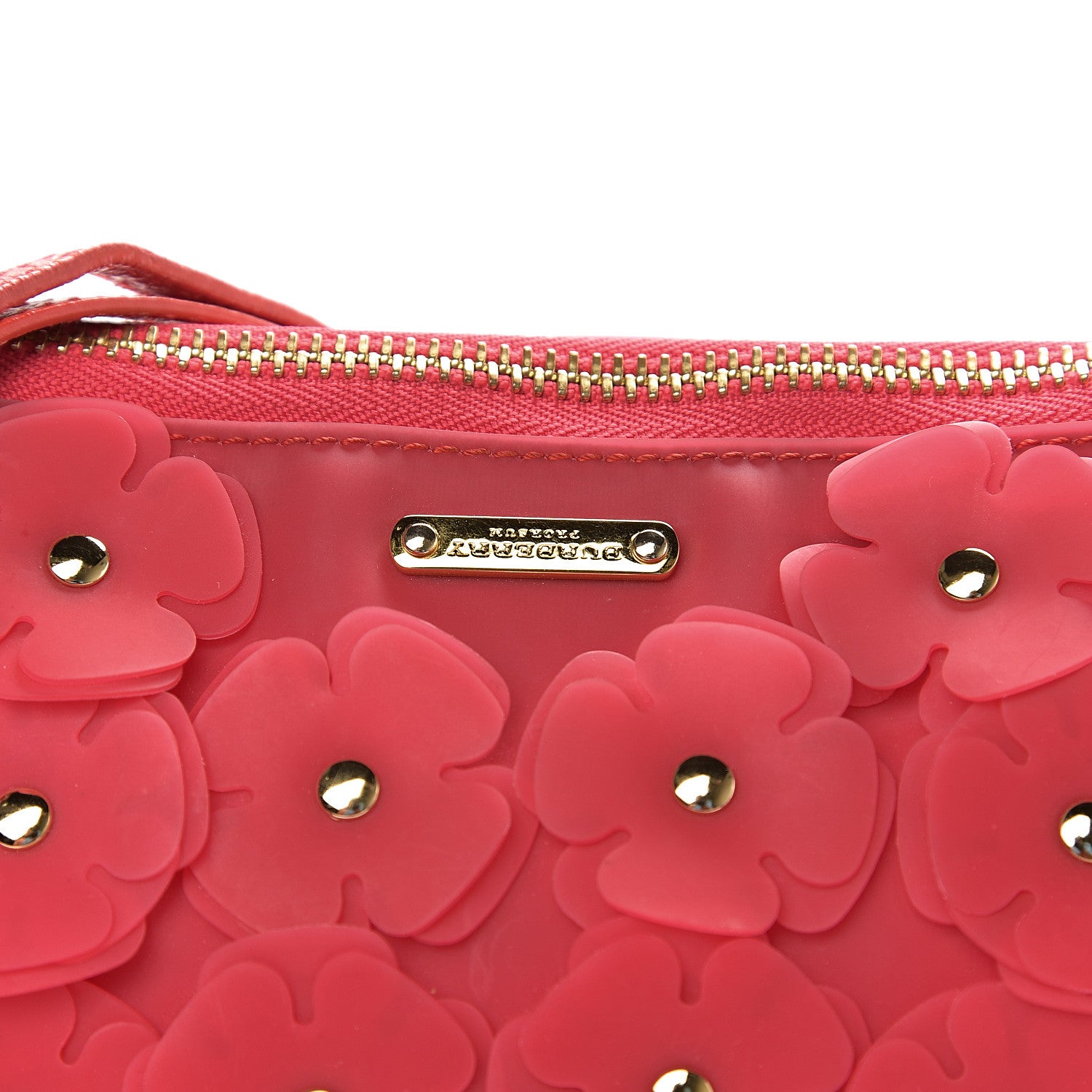 Burberry Prorsum PVC Petal Crossbody Pink Azalea 8 of 16