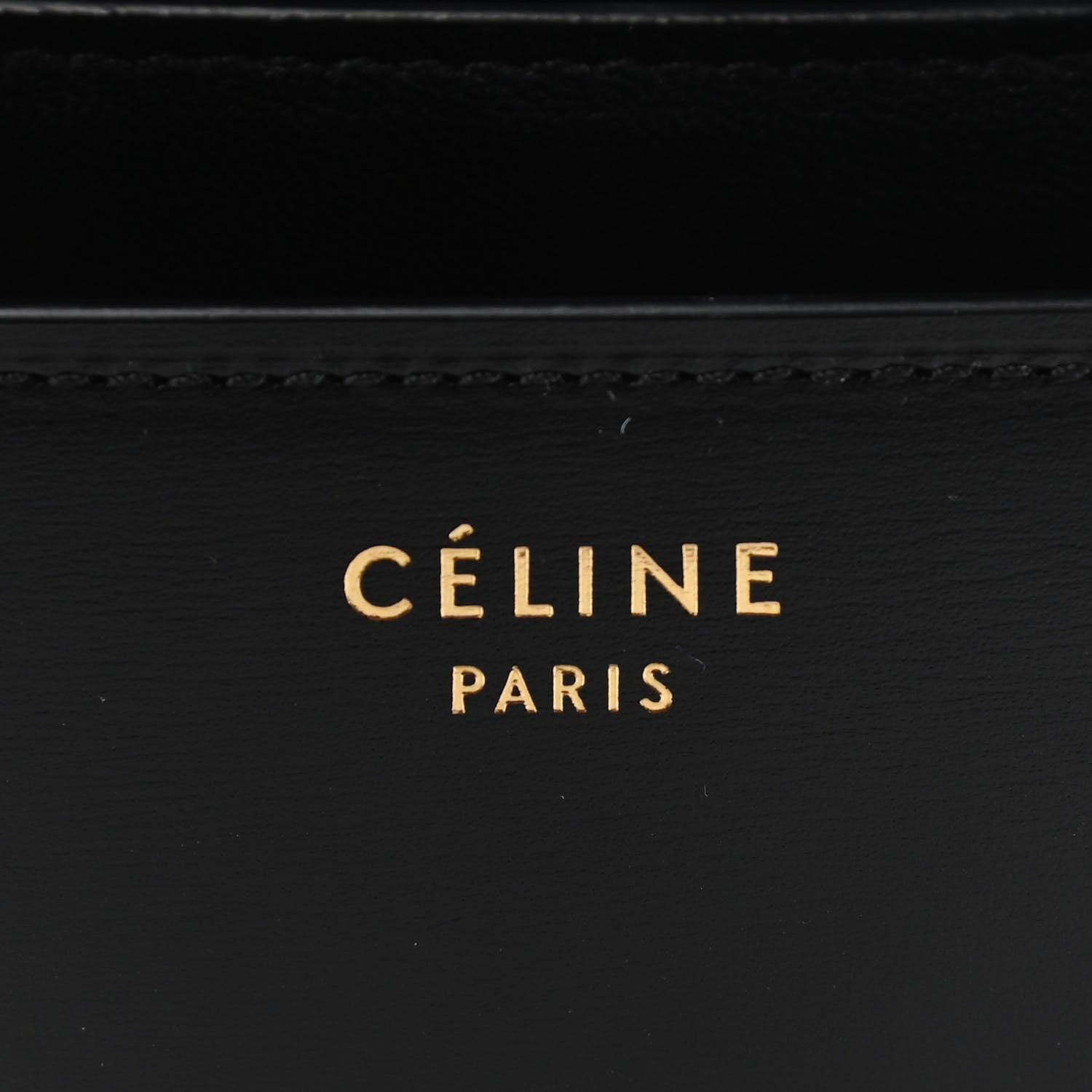 Celine Box Calfskin Medium Classic Box Flap Bag Black 6 of 12