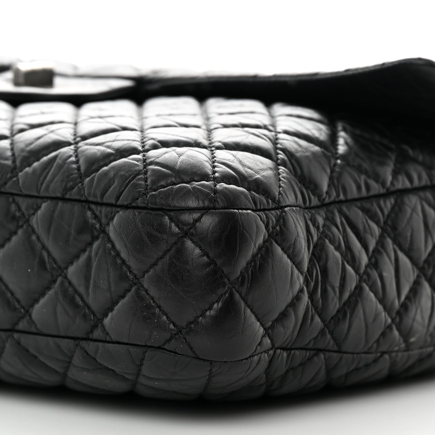 Aged Calfskin Reissue XL Maxi Flap Black