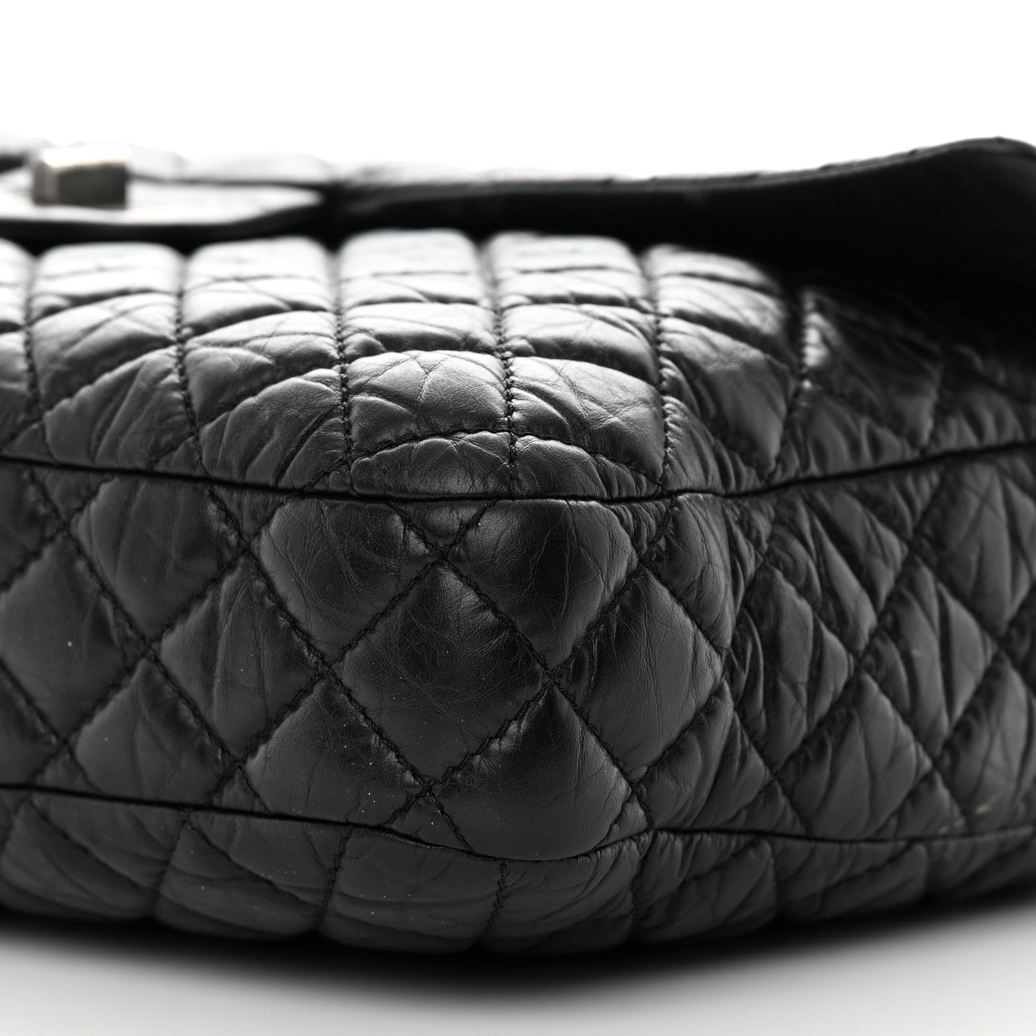 Chanel Aged Calfskin Reissue XL Maxi Flap Black 10 of 15