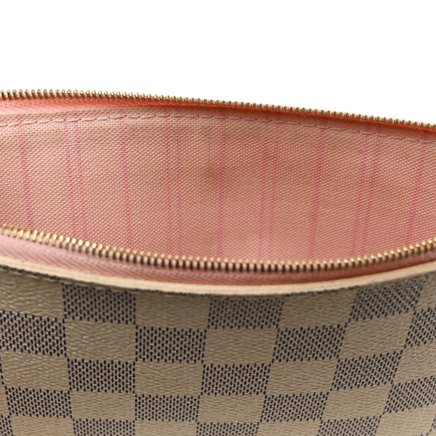 Damier Azur Neverfull MM GM Pochette Rose Ballerine
