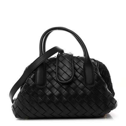 Bottega Veneta Nappa Intrecciato Teen The Lauren 1980 Bauletto Black 1 of 10