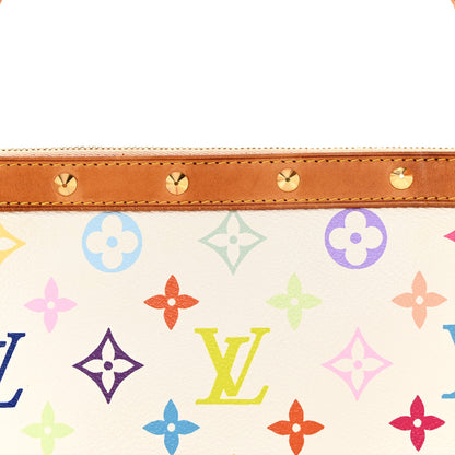 Louis Vuitton LOUIS VUITTON Monogram Multicolor Pochette Accessories White 8 of 10