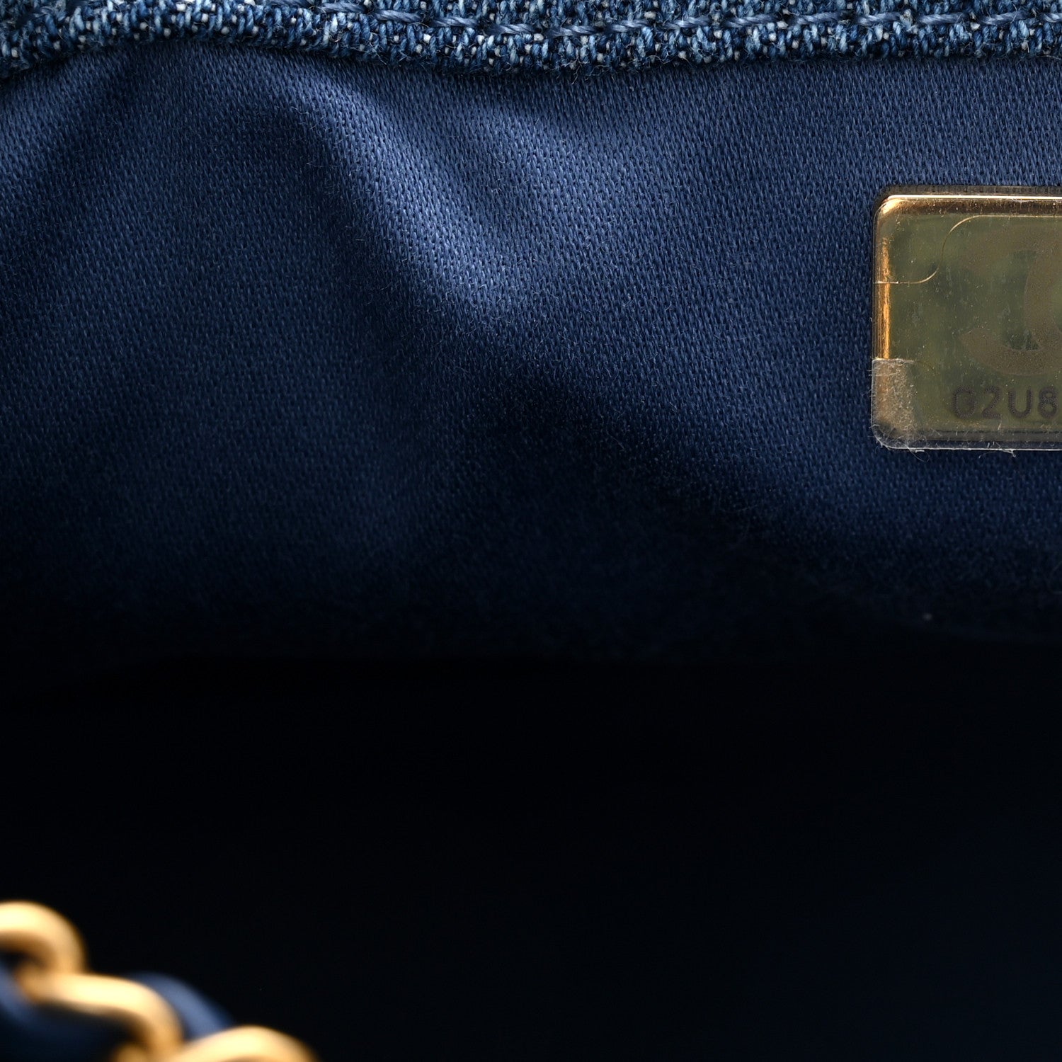 Chanel Washed Denim Quilted Mini Chanel 25 Handbag Blue 7 of 10