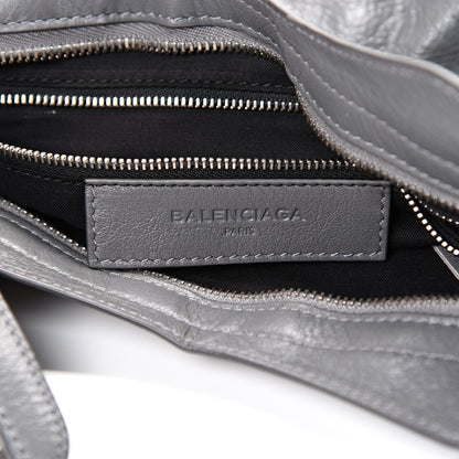 Balenciaga Agneau Silver Metallic Edge Hardware City Gris Cendre 5 of 11