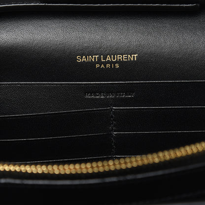 Saint Laurent Calf Hair Monogram Chain Wallet Leopard 6 of 14