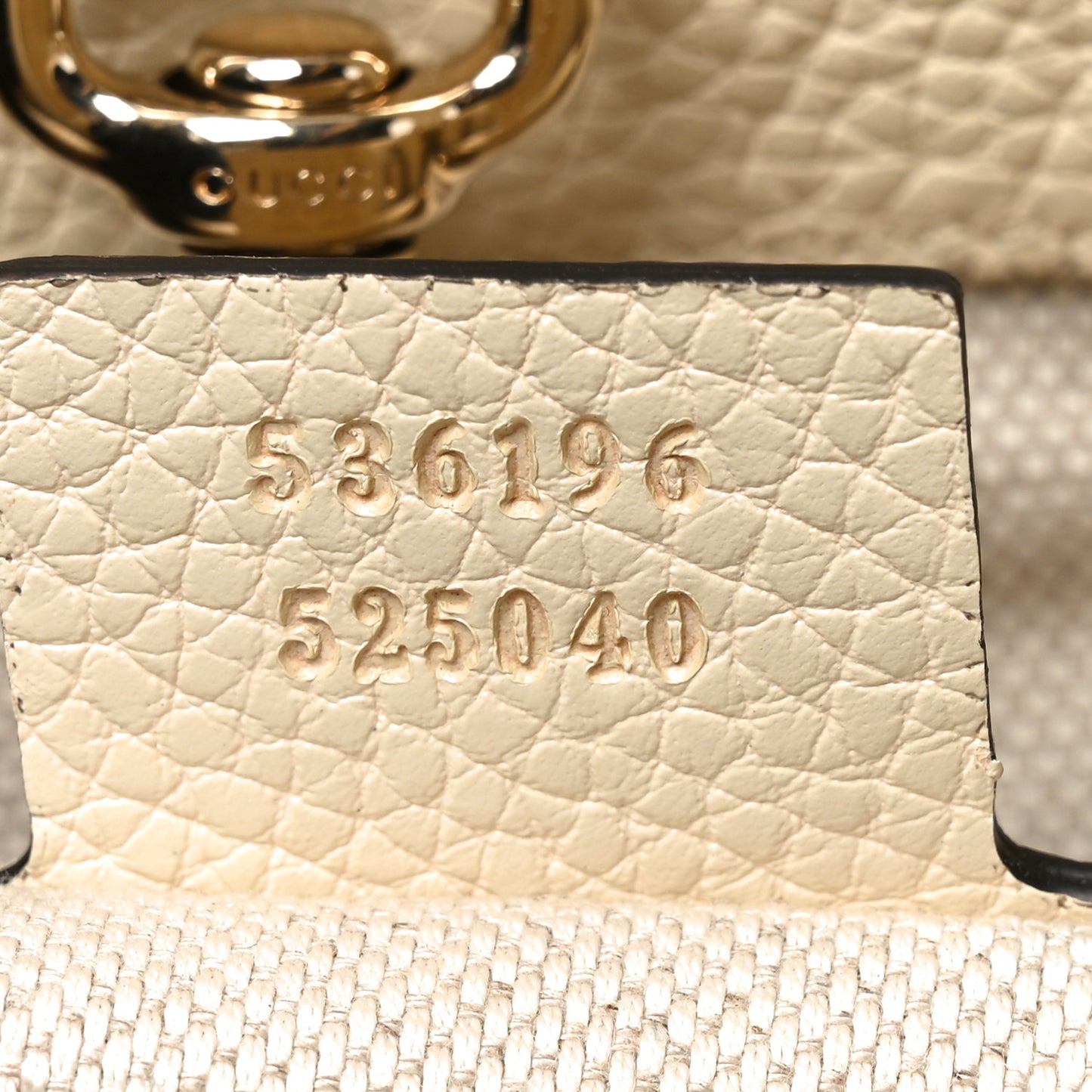 Pebbled Calfskin Medium Soho Chain Shoulder Bag Off White