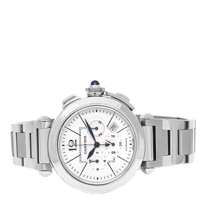 Cartier Stainless Steel 42mm Pasha C Chronograph Automatic Watch 2 of 4