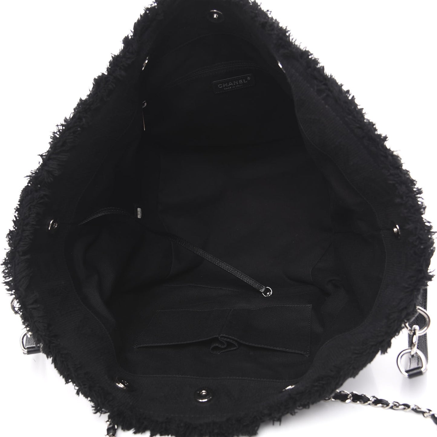 Canvas Small Double Face Tote Black