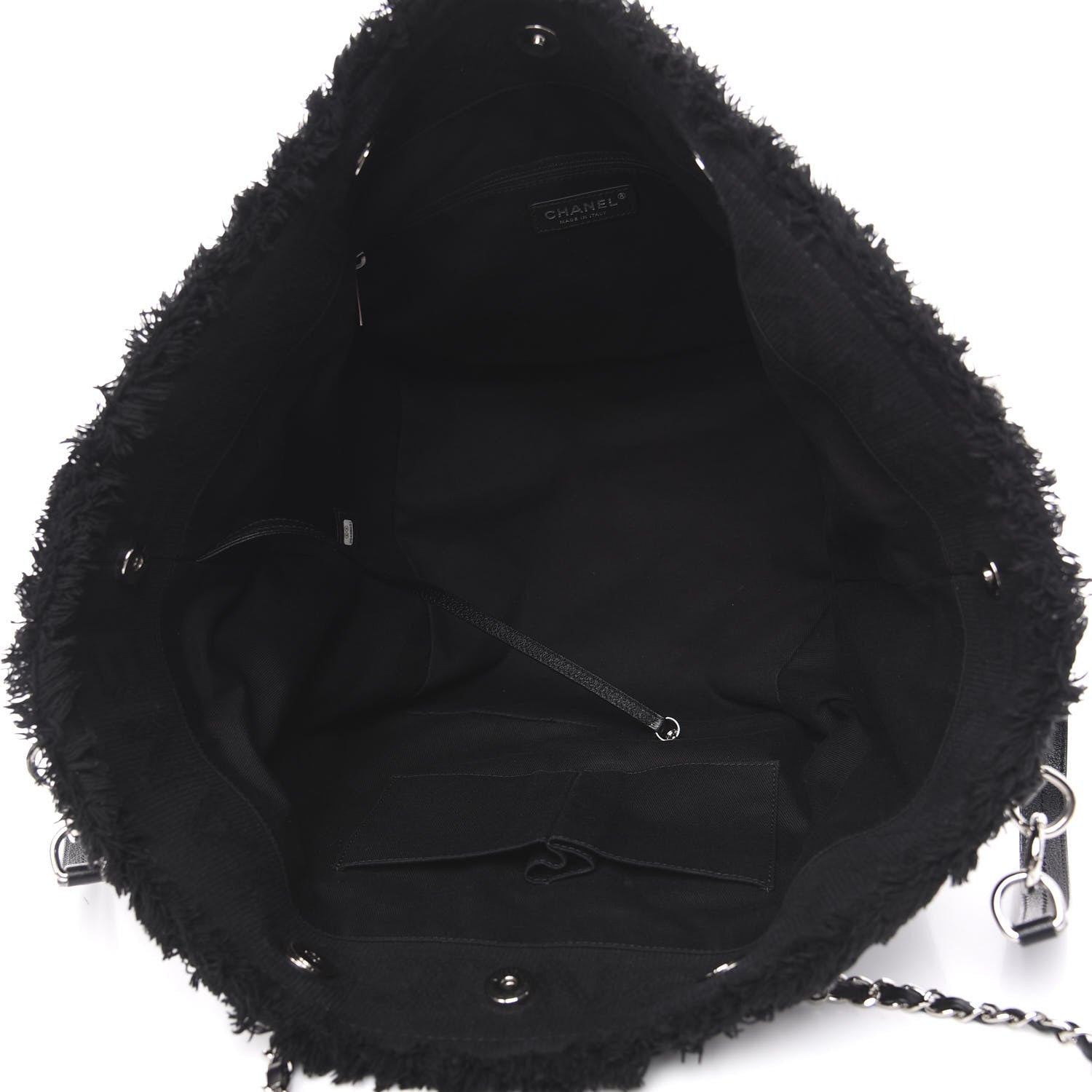 Chanel Canvas Small Double Face Tote Black 4 of 11