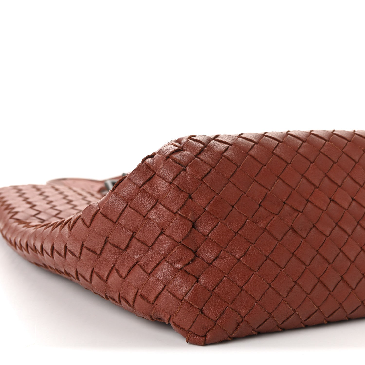 Bottega Veneta Nappa Intrecciato Light Calf Shopper Tote Corallo 8 of 9