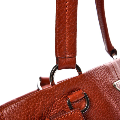 Prada Vitello Daino Shoulder Bag Arancio 20 of 21