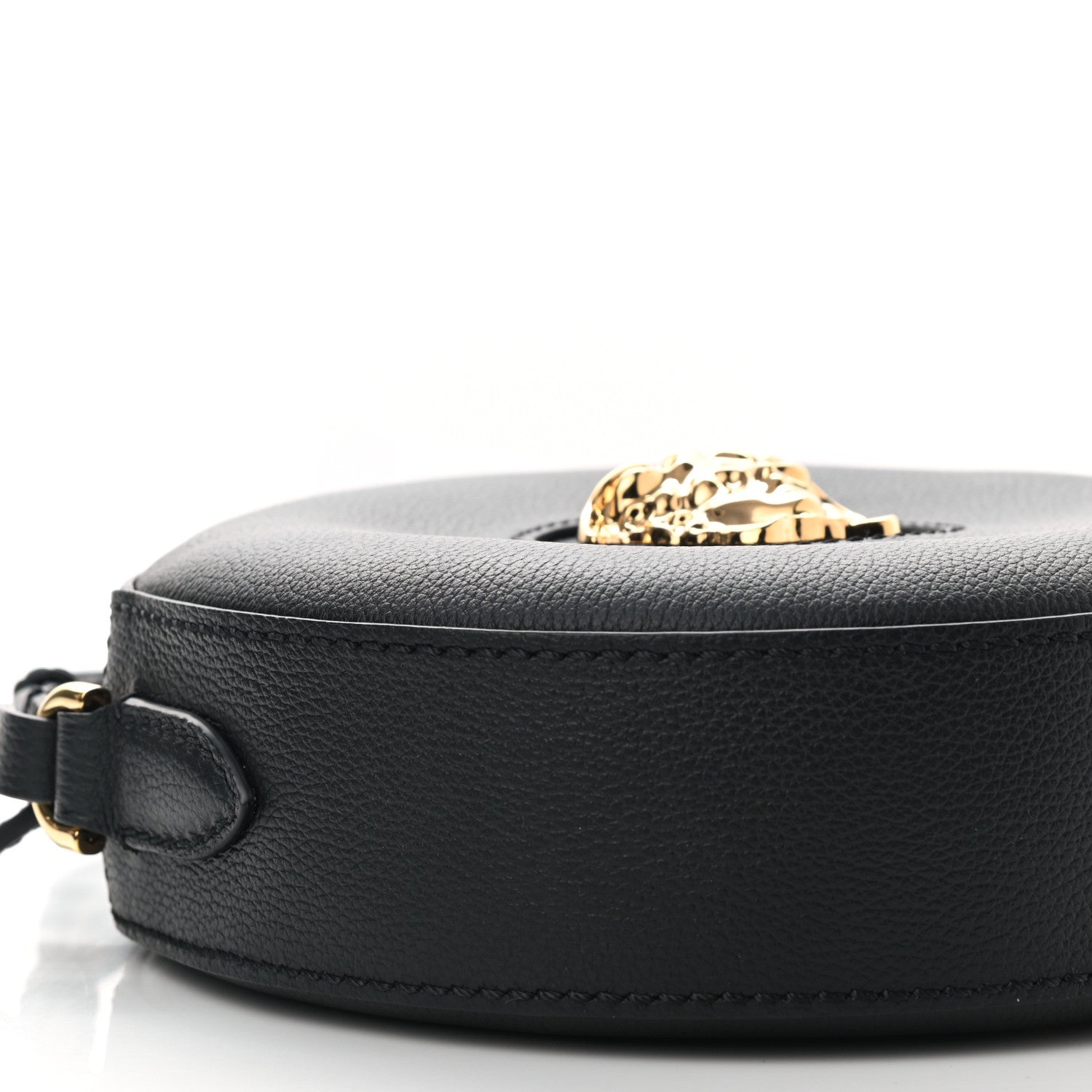 Versace Calfskin La Medusa Round Camera Bag Black 8 of 9