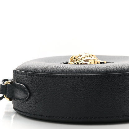 Versace Calfskin La Medusa Round Camera Bag Black 8 of 9