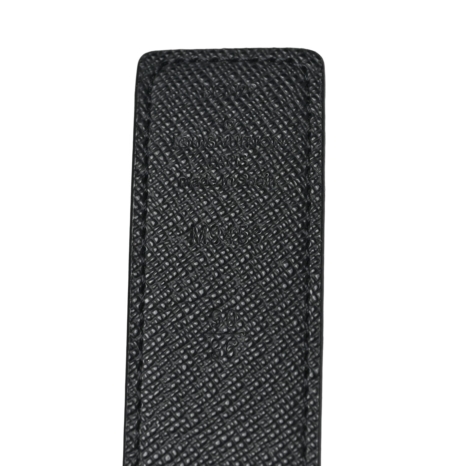 Louis Vuitton Calfskin Monogram 30mm LV Initiales Reversible Belt 90 36 Black 3 of 4