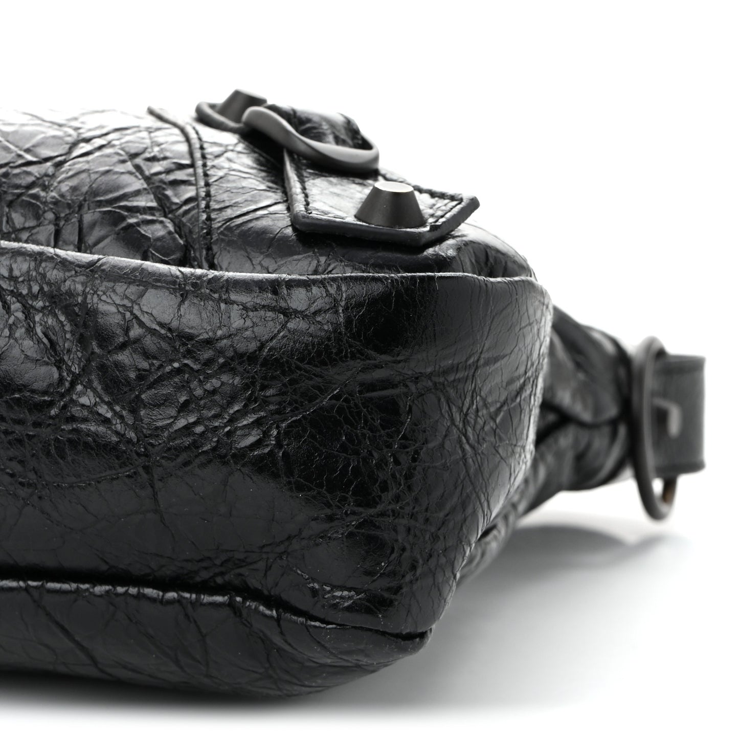Agneau Arena Classic Hardware Le City First Bag Black