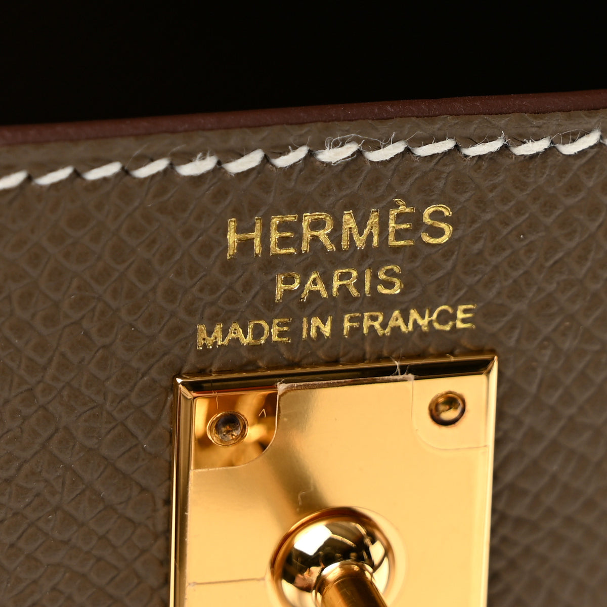Hermes Epsom Kelly Sellier 25 Etoupe 6 of 13