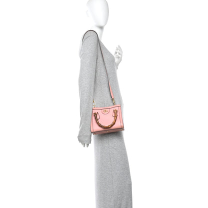 Gucci Wonka Grain Calfskin Mini Diana Tote Bag Wild Rose Fuxia Fluo 2 of 11