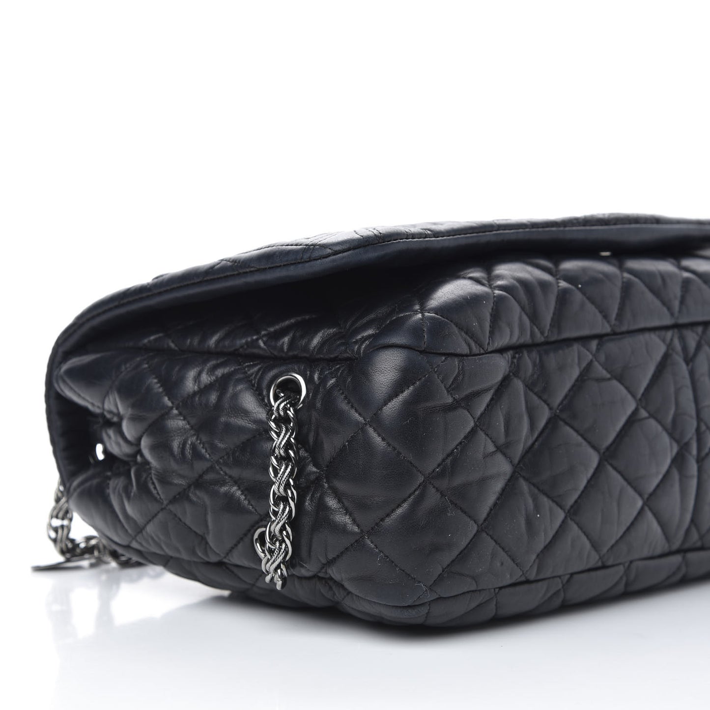 Lambskin Quilted Paris Moscou Red Square Flap Black