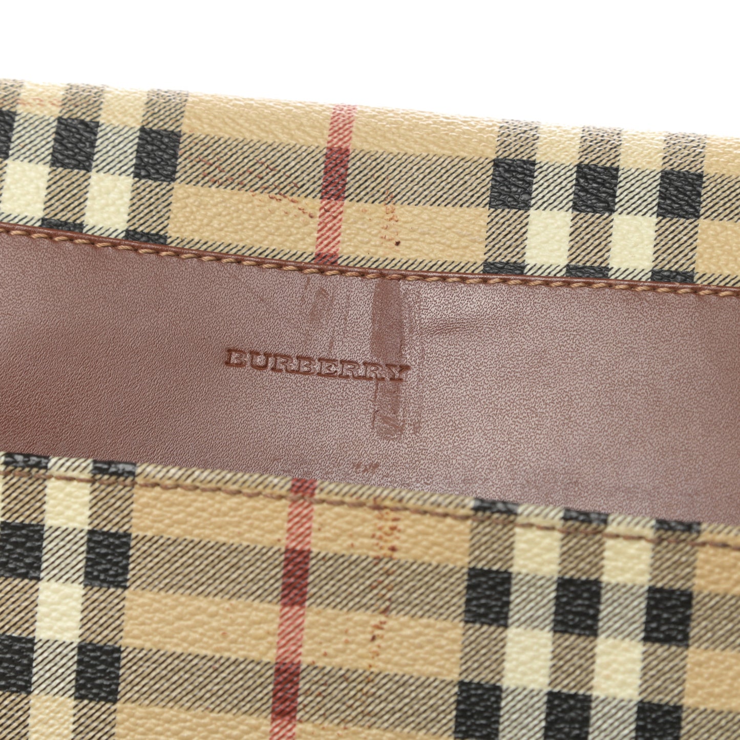 Haymarket Check Messenger Bag Brown