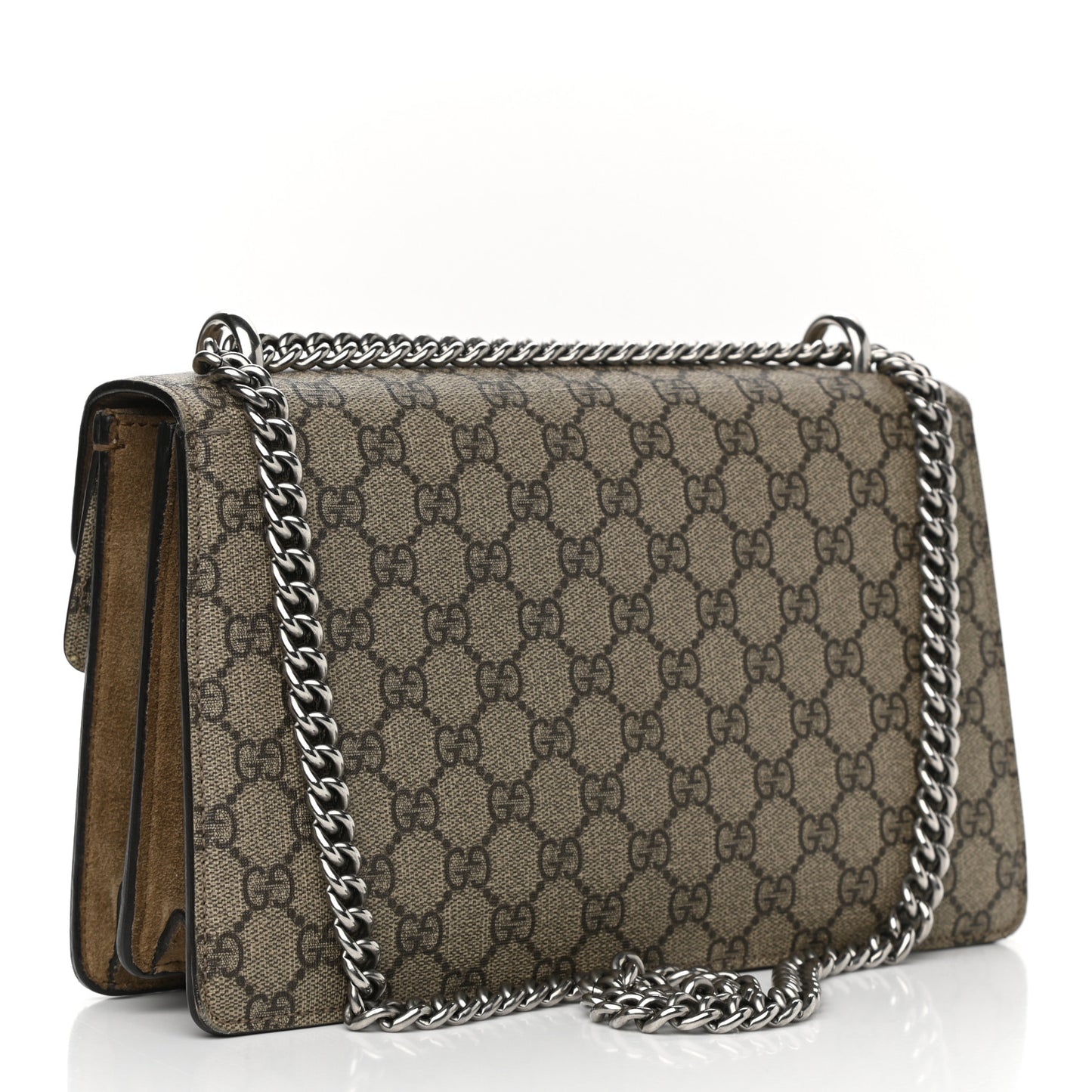 GG Supreme Monogram Small Dionysus Shoulder Bag Taupe