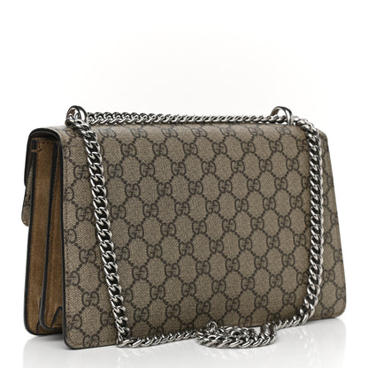 Gucci GG Supreme Monogram Small Dionysus Shoulder Bag Taupe 3 of 15