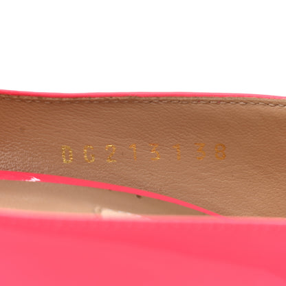 Valentino Garavani Patent Couture Bow Peep Toe 30/125mm Platform Pumps 38 Peony 8 of 9