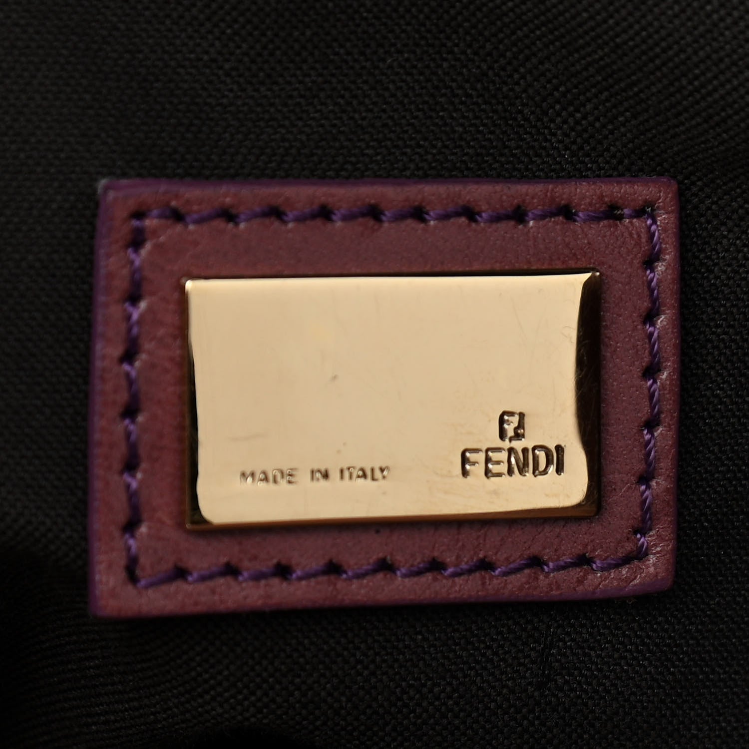 Fendi Vitello Acqua Large Twins Tote Malva 6 of 16