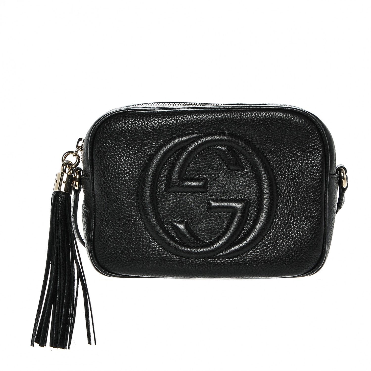 Gucci Pebbled Calfskin Small Soho Disco Bag Black 1 of 8
