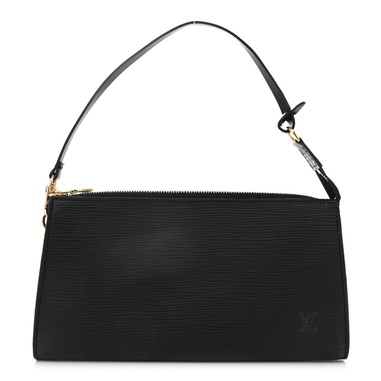 Louis Vuitton Epi Pochette Accessories 24 Black 1 of 10