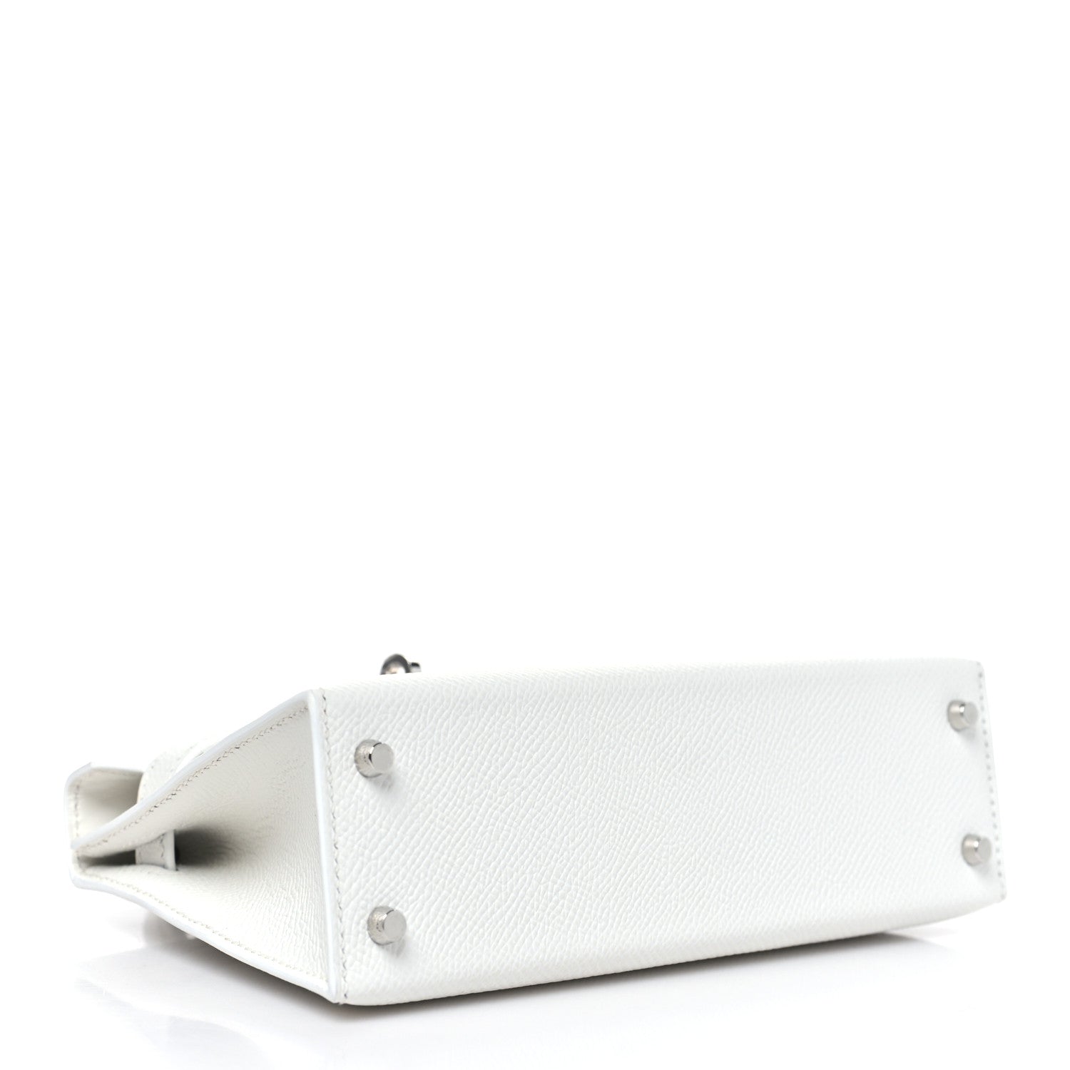 Hermes Epsom Mini Kelly Sellier 20 New White 4 of 10