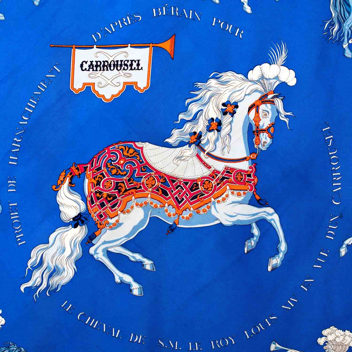 Silk Carrousel Scarf 90