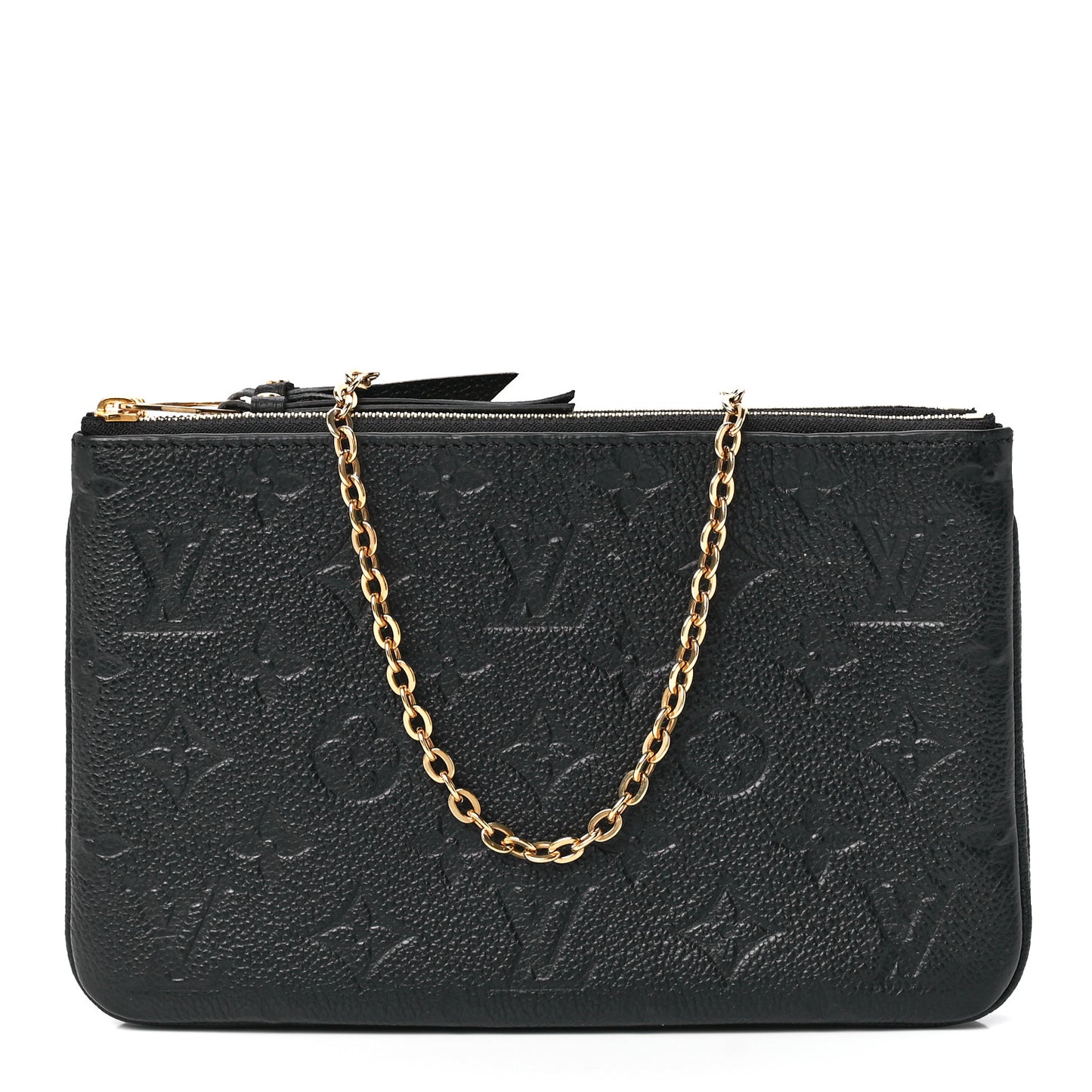 Empreinte Double Zip Pochette Black