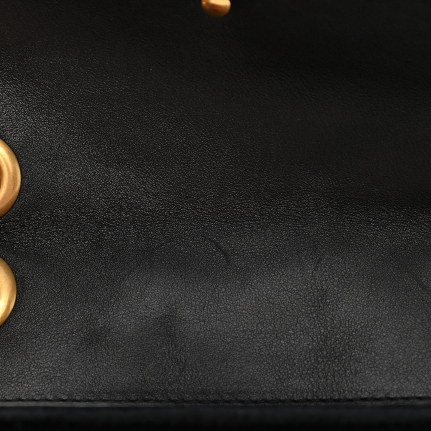 Velvet Matelasse Mini GG Marmont Shoulder Bag Black