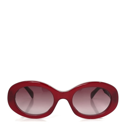 Celine Acetate Triomphe 01 Sunglasses CL 40194U Milky Burgundy 2 of 7