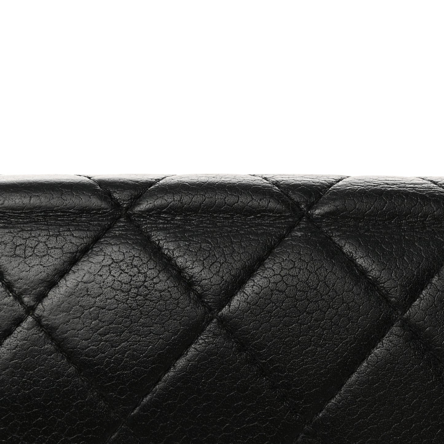 Caviar Quilted Yen Wallet Black