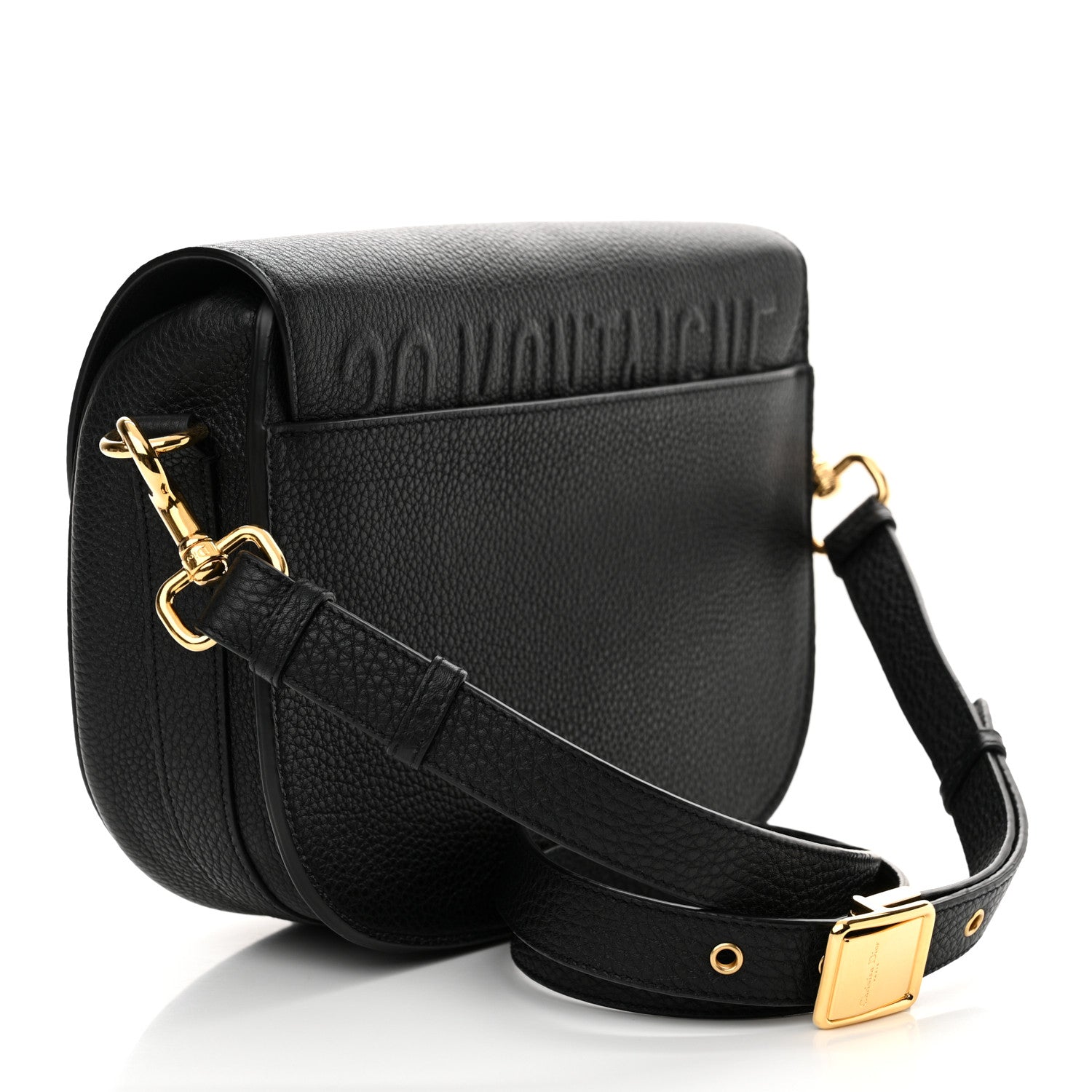 Christian Dior Grained Calfskin Medium Bobby Flap Black 3 of 10