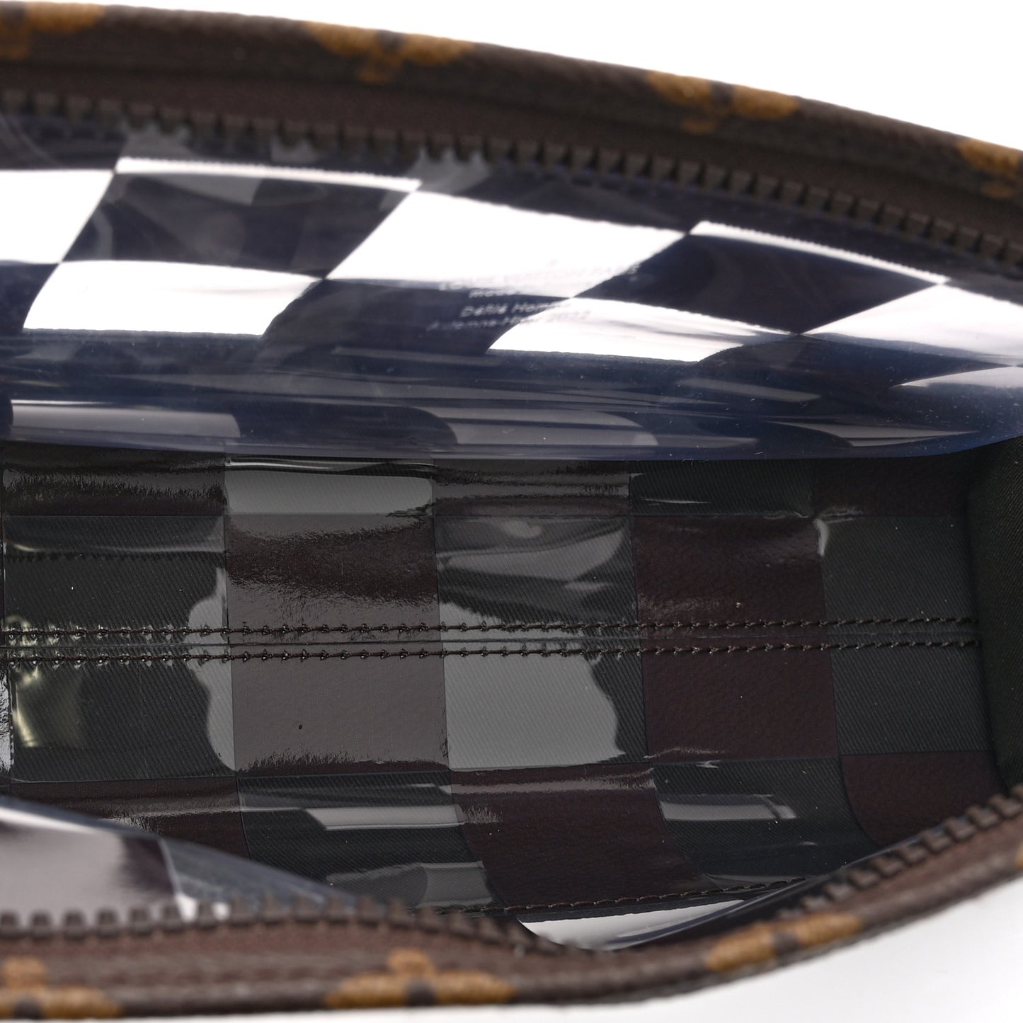 PVC Monogram Chess Standing Pouch