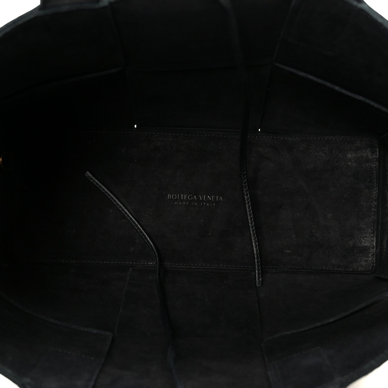 Bottega Veneta Grained Calfskin Intrecciato Small Arco Tote Black 6 of 11