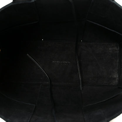 Bottega Veneta Grained Calfskin Intrecciato Small Arco Tote Black 6 of 11