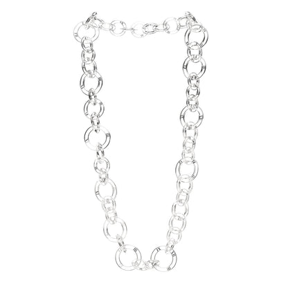 Tiffany Sterling Silver Atlas Link Necklace 3 of 5