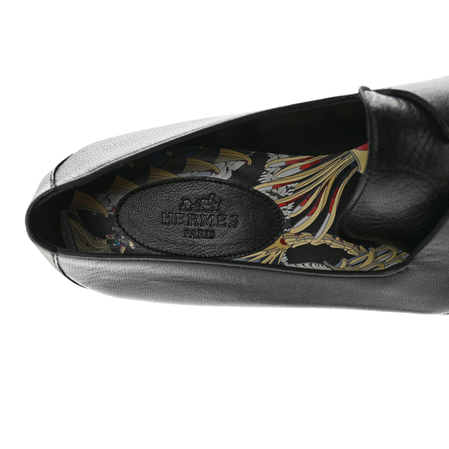 Goatskin Womens Ancora Moccasin Loafers 36 Black