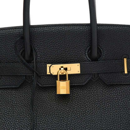Hermes Togo Birkin 35 Black 7 of 11